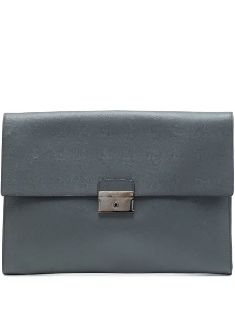 Prada Pre-Owned 2013-2026 Saffiano Document Holder clutch bag