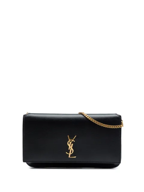 Saint Laurent Pre-Owned bolsa crossbody Kate Wallet On Chain de piel con monograma 2022