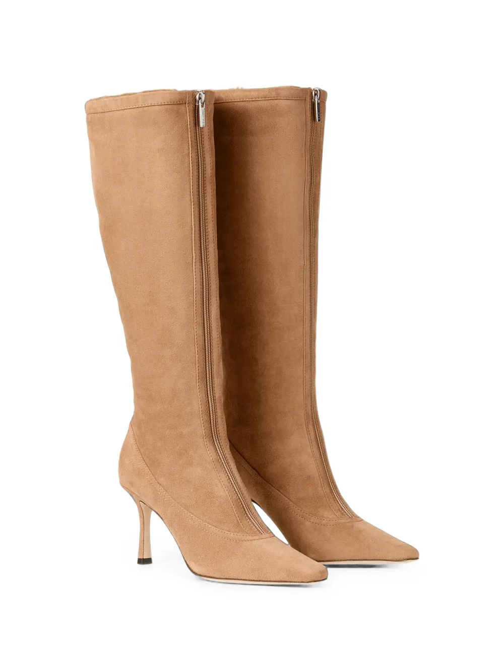 Jimmy Choo Jozi KB 85 knee-high boots Beige