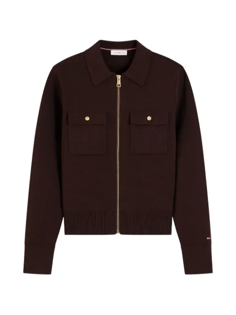 Tommy Hilfiger zip-up pocket-detail cardigan
