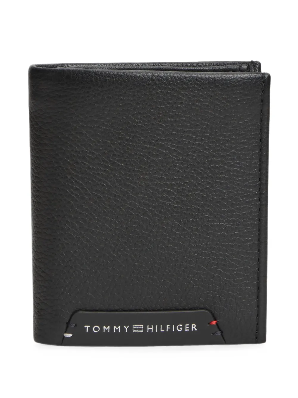 Tommy Hilfiger logo-plaque leather bifold wallet - Nero