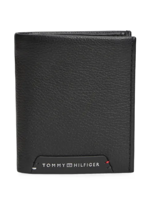 Tommy Hilfiger logo-plaque leather bifold wallet