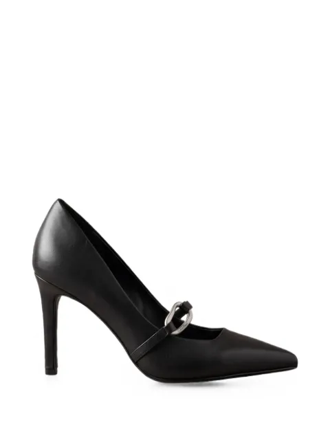 Calvin Klein pointed-toe buckled pumps
