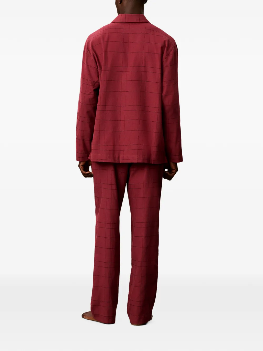 Calvin Klein Underwear check-pattern pyjamas Rood
