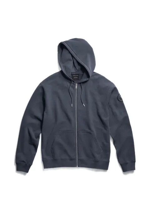 Canada Goose Loon logo-patch zip-up hoodie