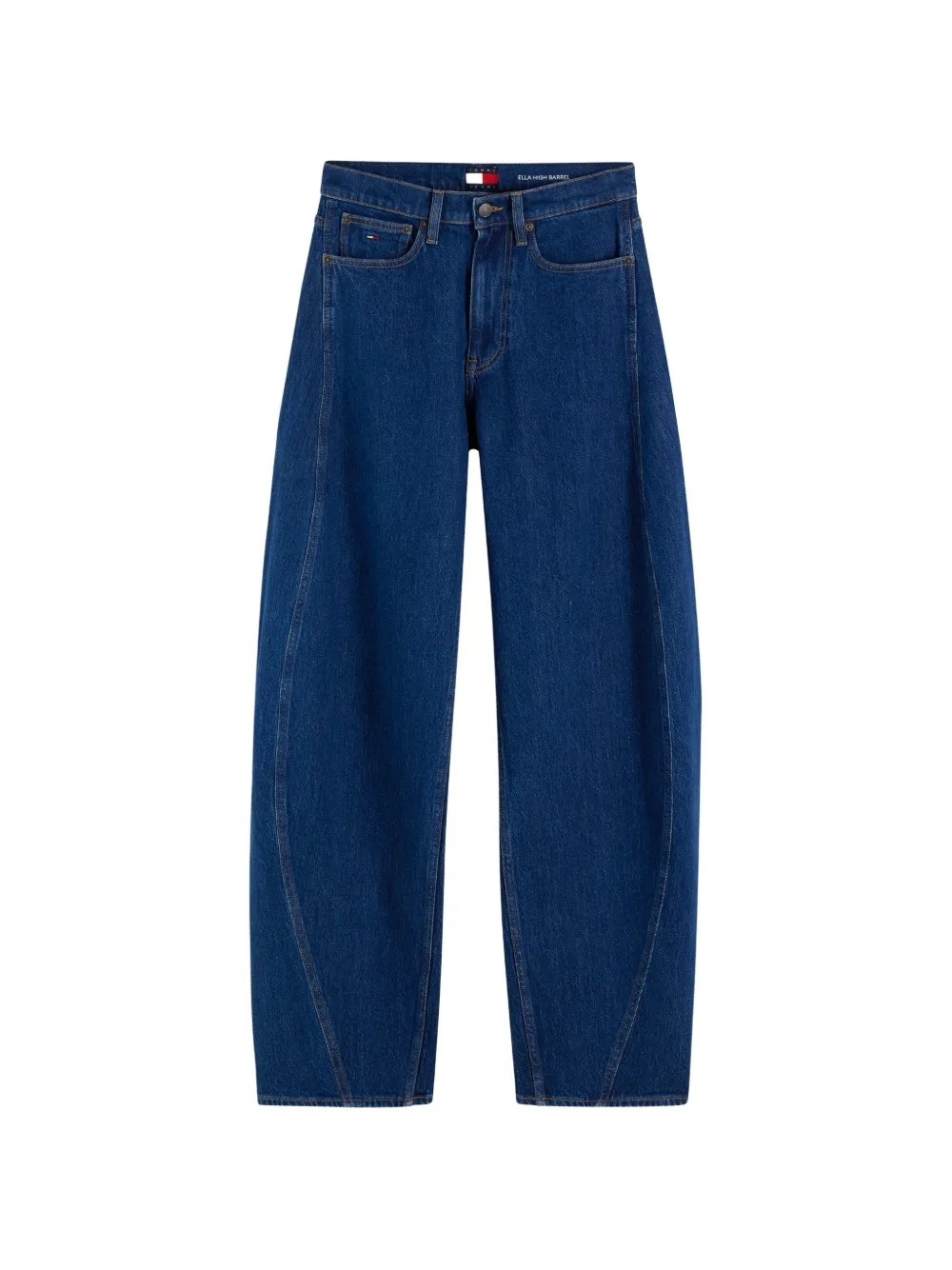 Tommy Hilfiger Ella high-rise barrel jeans - Blu