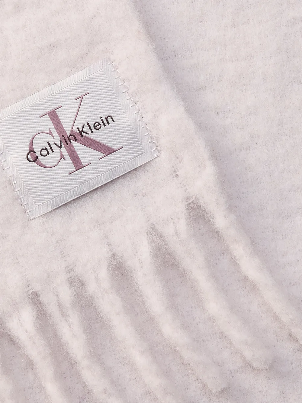 Calvin Klein Sjaal met logopatch Roze