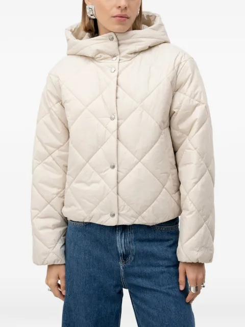 BOSS quilted hooded jacket