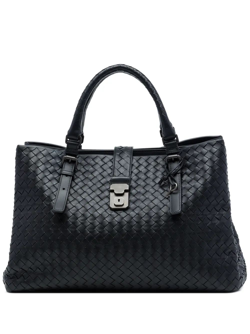 Bottega Veneta Pre-Owned 2012-2026 Medium Nappa Intrecciato Roma tote bag - Nero