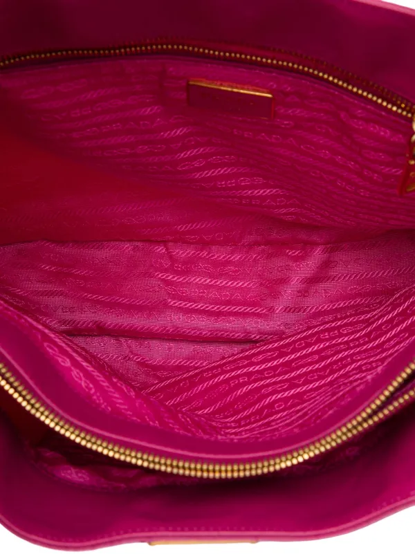 Prada Pre-Owned 2013-2026 Tessuto City Tote Bag | Pink | FARFETCH