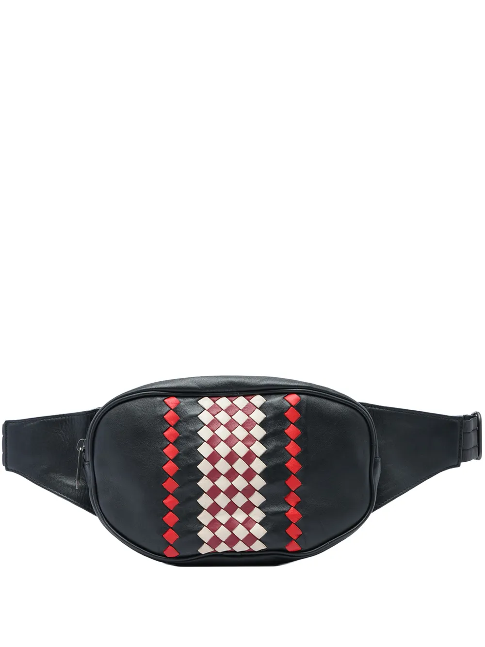 Bottega Veneta Pre-Owned 2012-2026 Intrecciato Trimmed Nappa belt bag - Nero