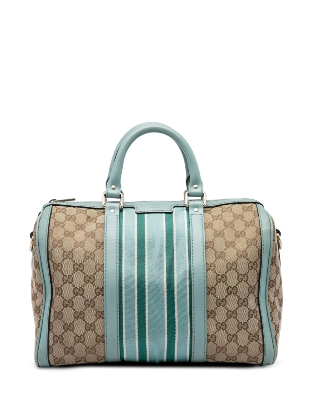 Gucci Pre-Owned 2000-2015 Medium GG Canvas Web Joy Boston Bag satchel - Neutrals