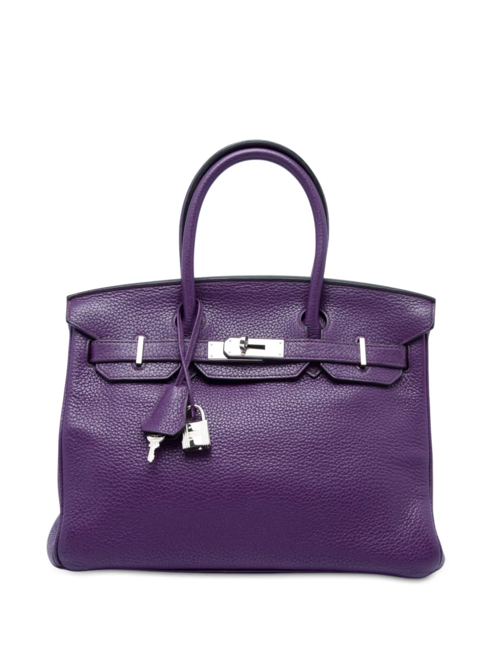 Hermès Pre-Owned 2014 Clemence Birkin Retourne 30 handbag - Viola