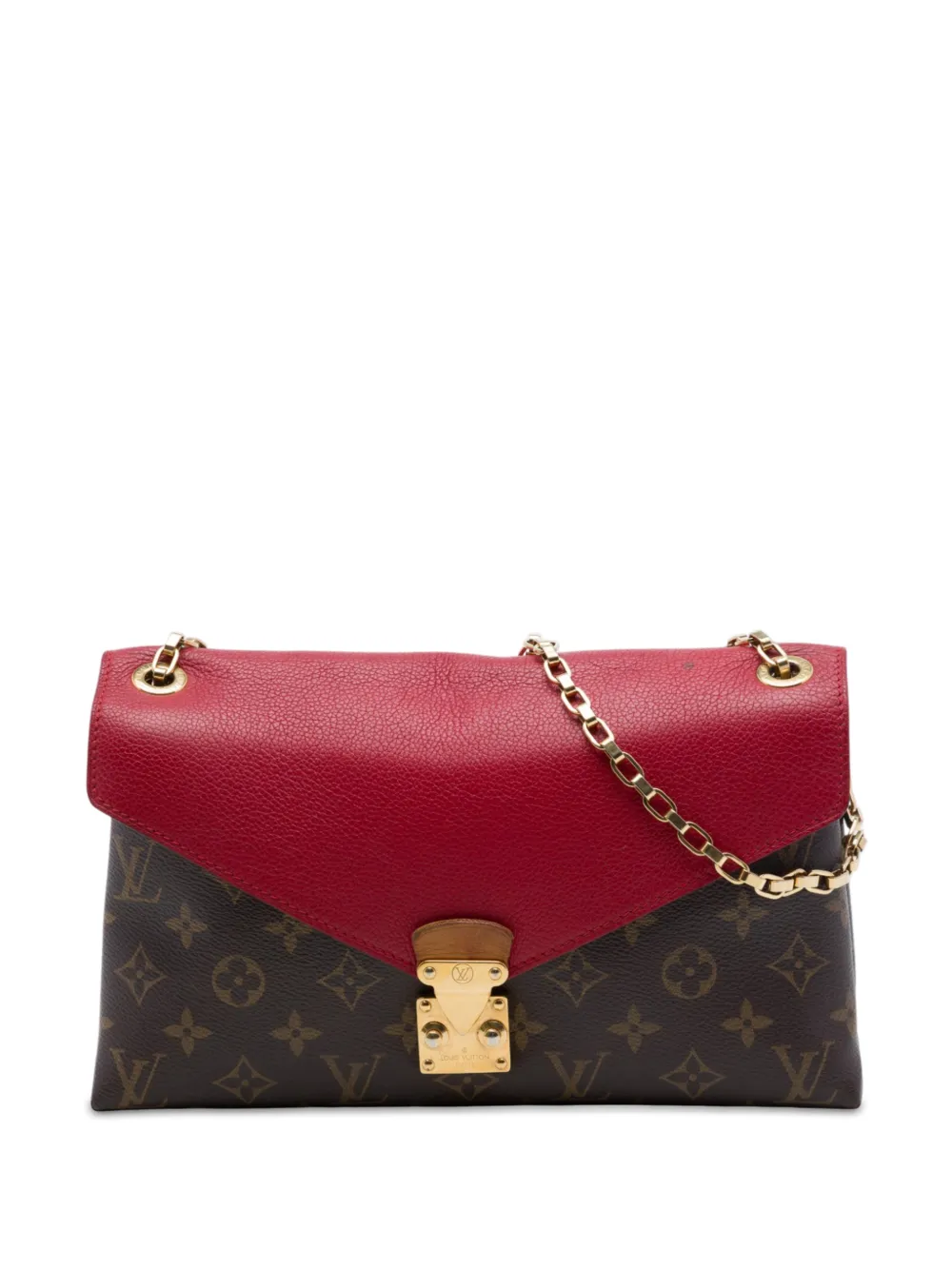 Louis Vuitton Pre-Owned 2014 Monogram Pallas Chain shoulder bag - Brown