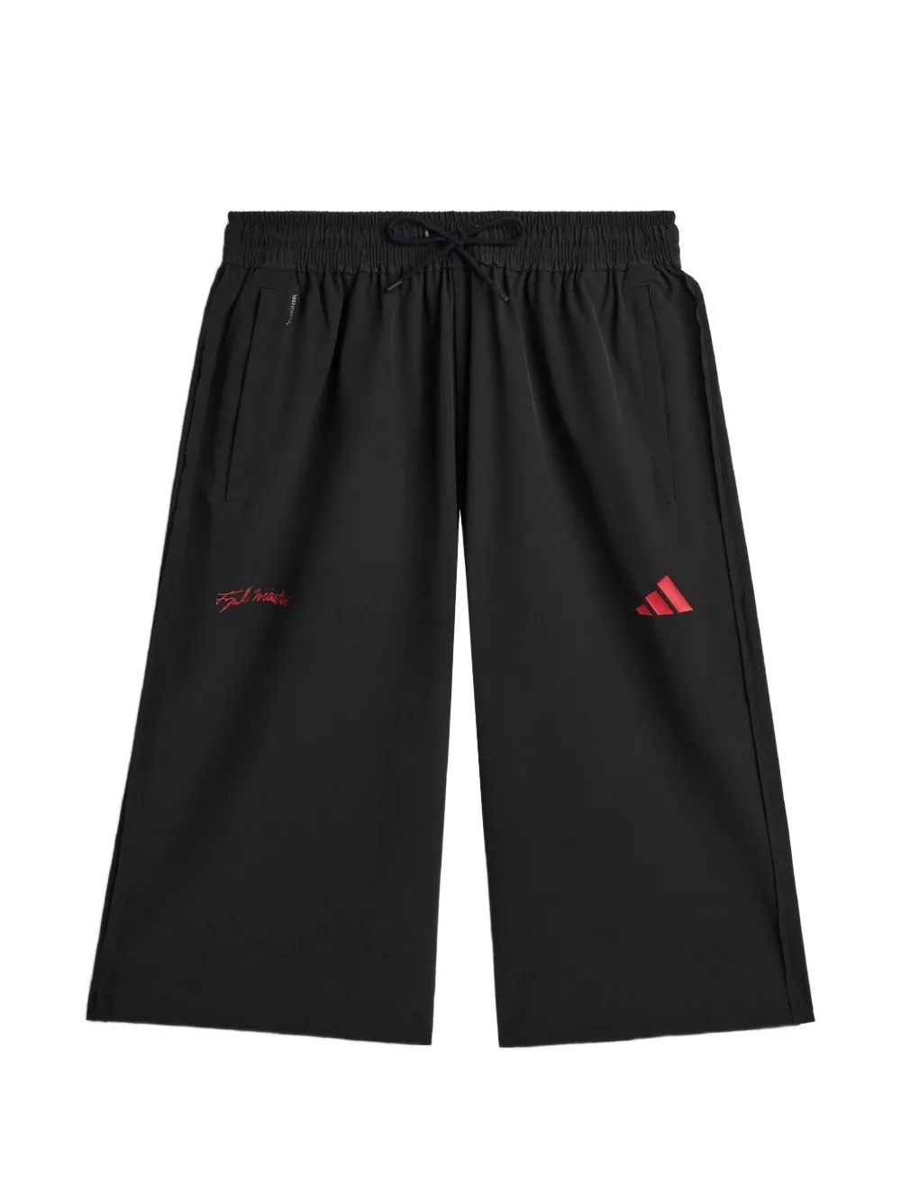 adidas Shorts con logo e coulisse - Nero