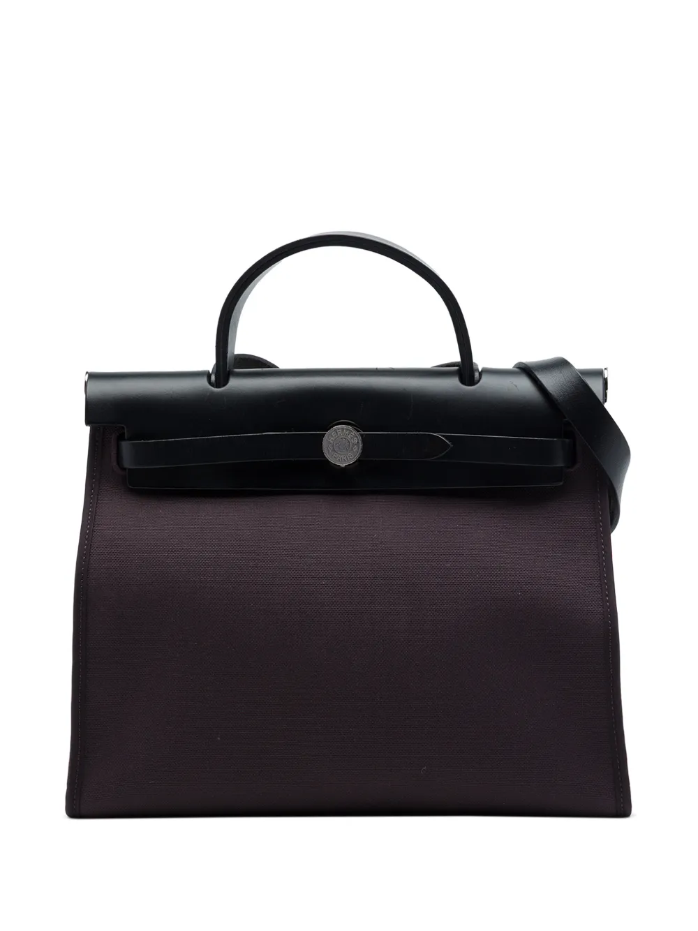 Hermès Pre-Owned 2019 Toile Herbag Zip 31 satchel - Viola