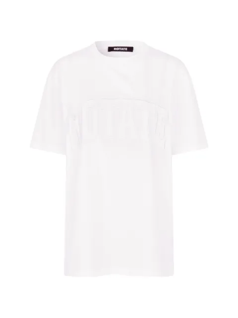 ROTATE BIRGER CHRISTENSEN logo-embroidered T-shirt