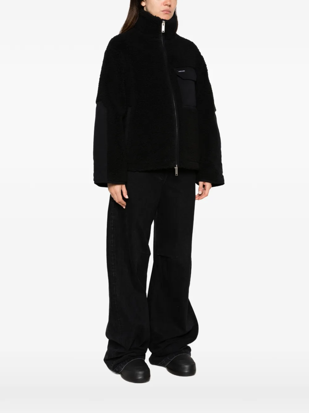 Canada Goose Soren zip-up fleece jacket Zwart