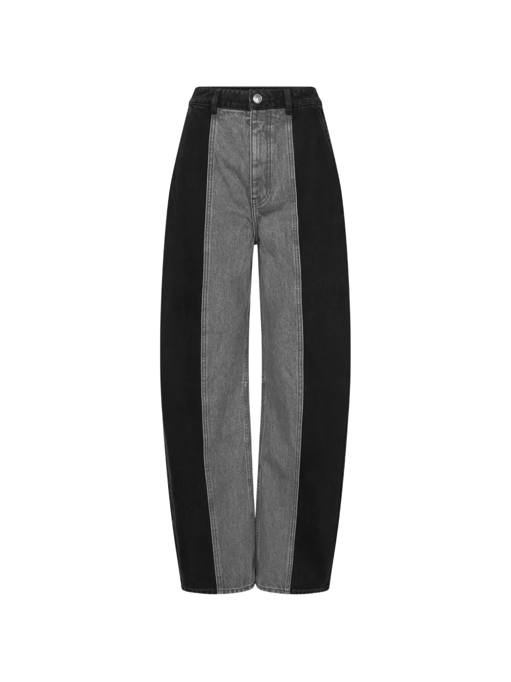 ROTATE BIRGER CHRISTENSEN Jeans con design a inserti - Nero
