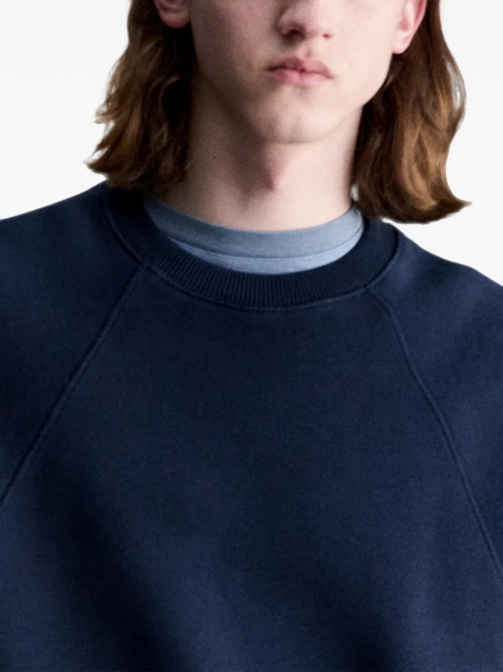 A.P.C. Tim sweater met raglan mouwen Blauw