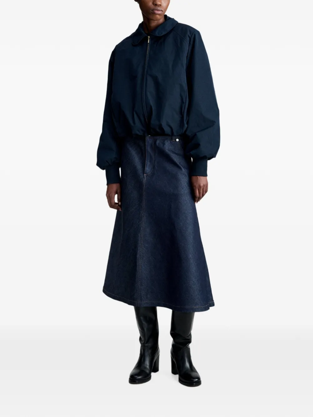 A.P.C. Salomé boxy jack Blauw
