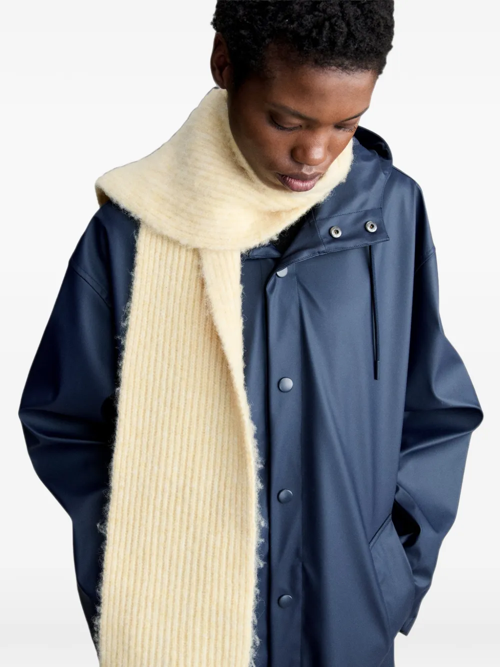 A.P.C. Lola ribgebreide sjaal Geel