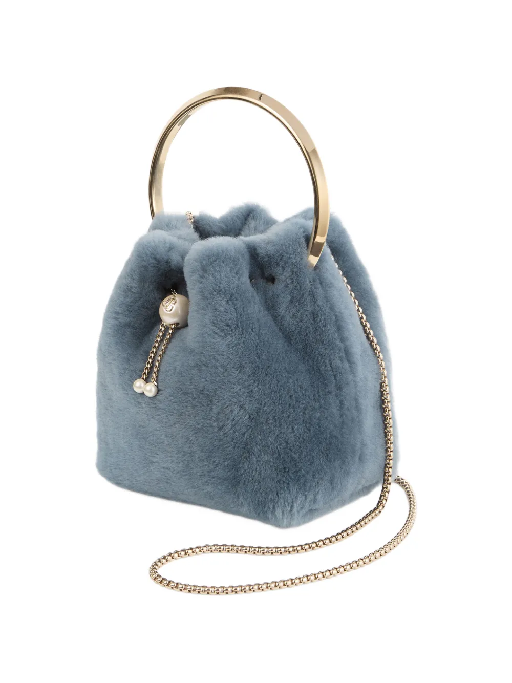 Jimmy Choo Bon lammy bucket-tas Blauw