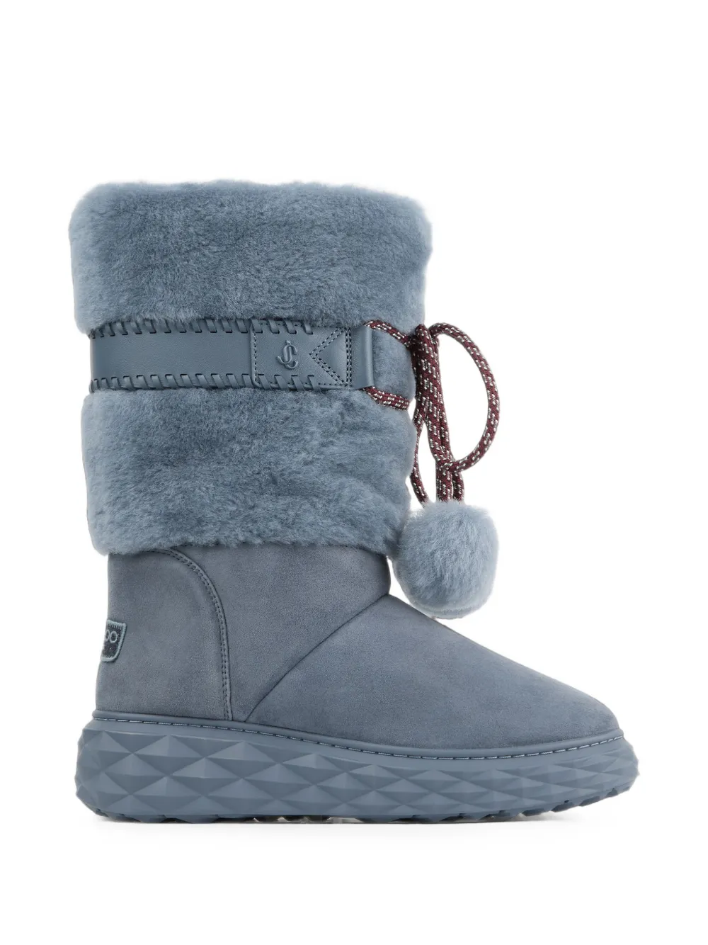 Jimmy Choo Cobi shearling-trim boots