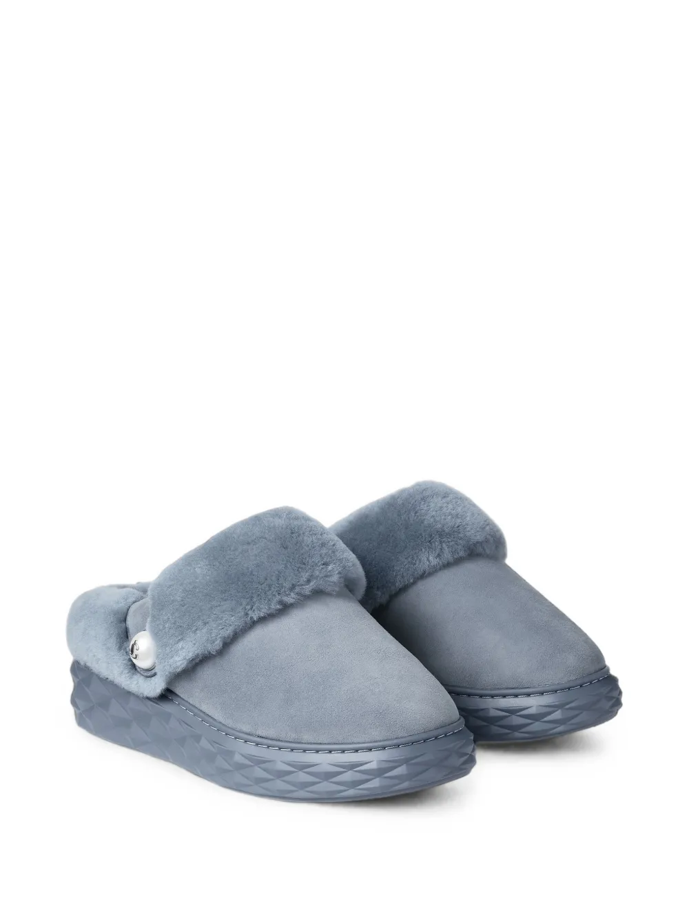 Jimmy Choo Diamond Maxi muiltjes Blauw