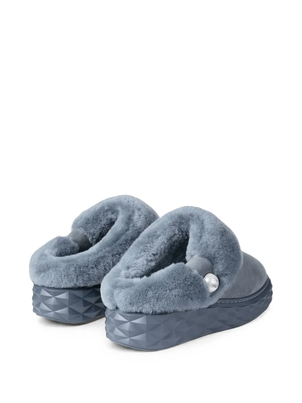 Jimmy Choo Diamond Maxi muiltjes Blauw