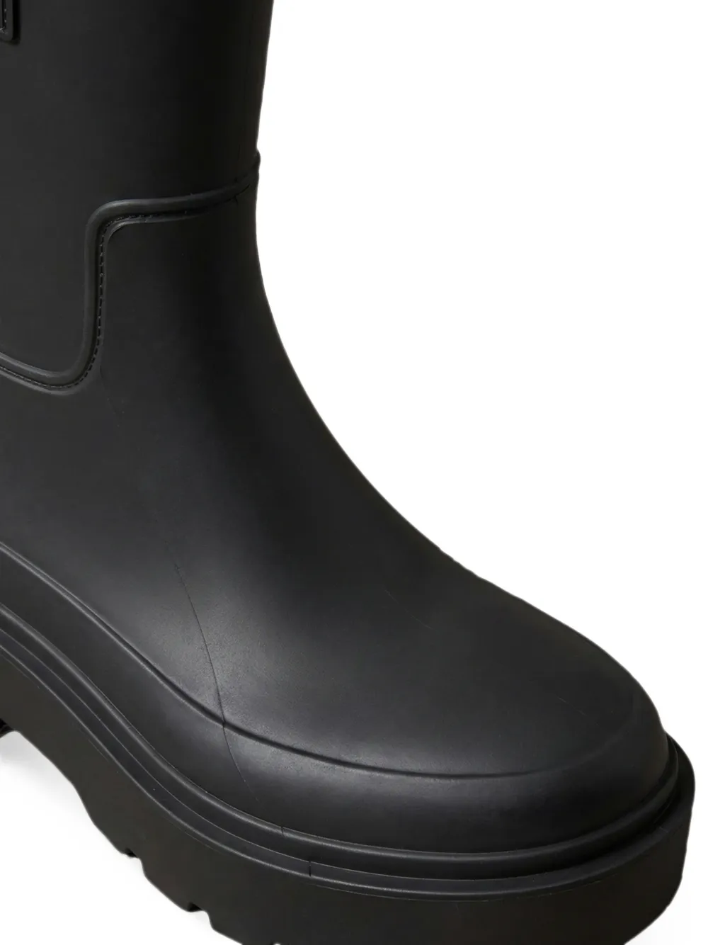 Calvin Klein logo-patch chunky boots Zwart