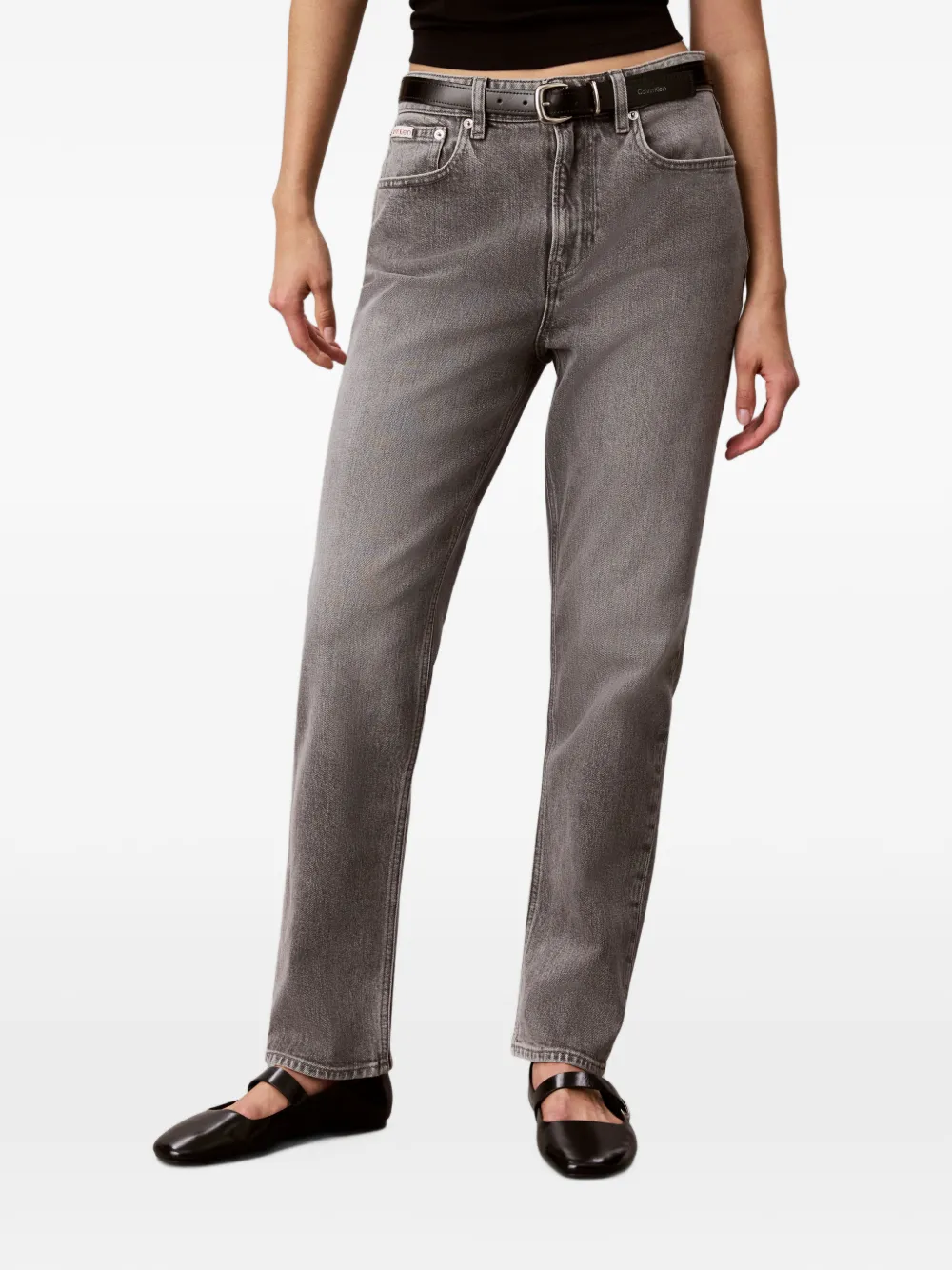 Calvin Klein Straight jeans Grijs
