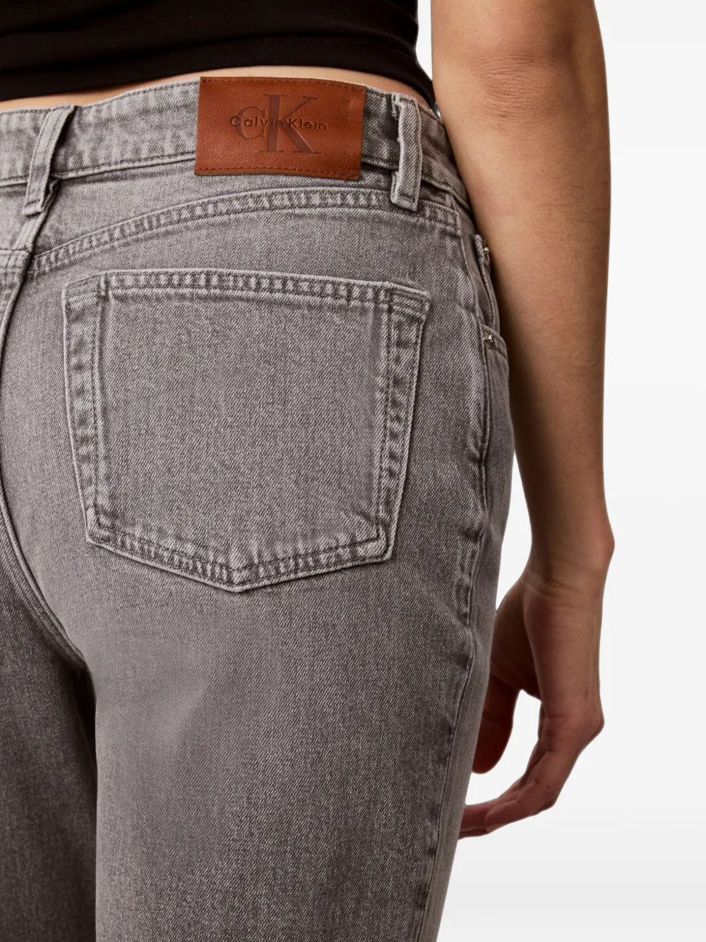 Calvin Klein Straight jeans Grijs