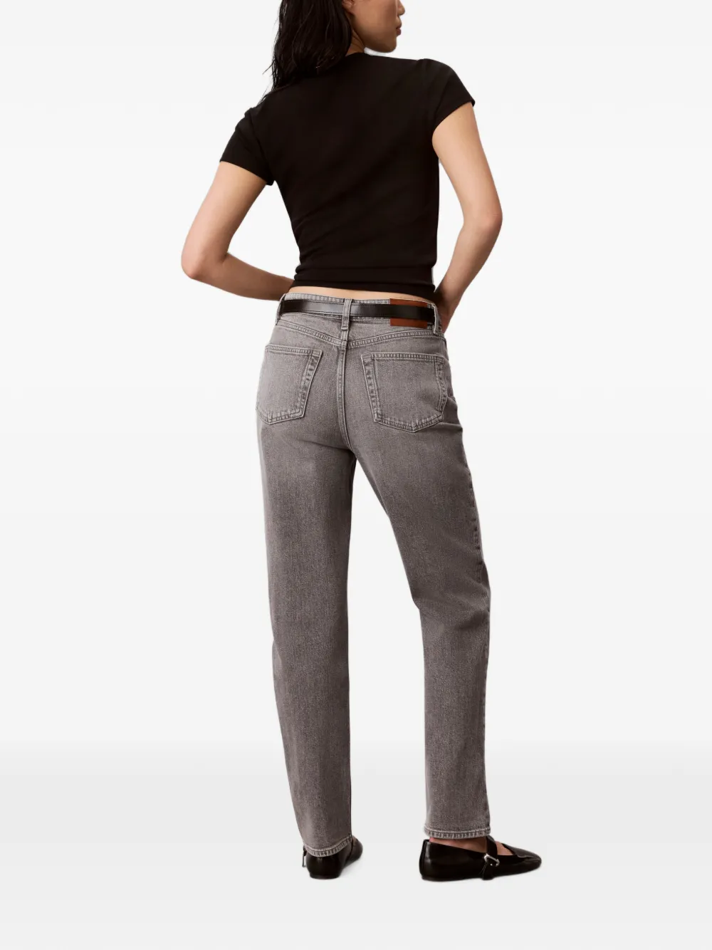 Calvin Klein Straight jeans Grijs