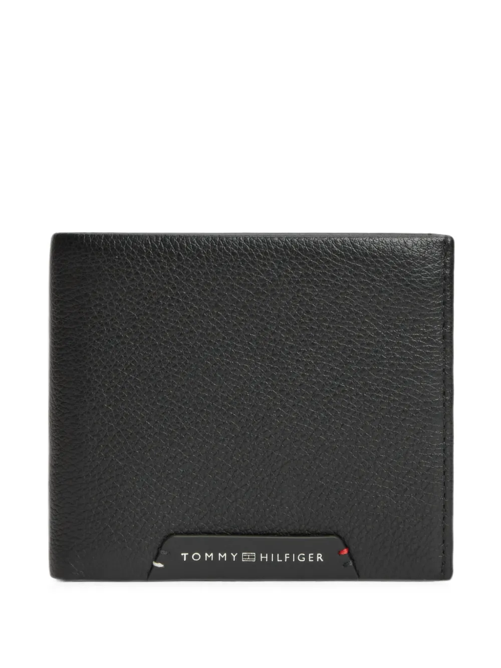 Tommy Hilfiger Corporate logo-plaque bifold wallet - Nero