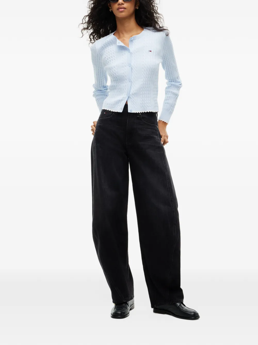 Tommy Hilfiger Ella High Barrel jeans Zwart