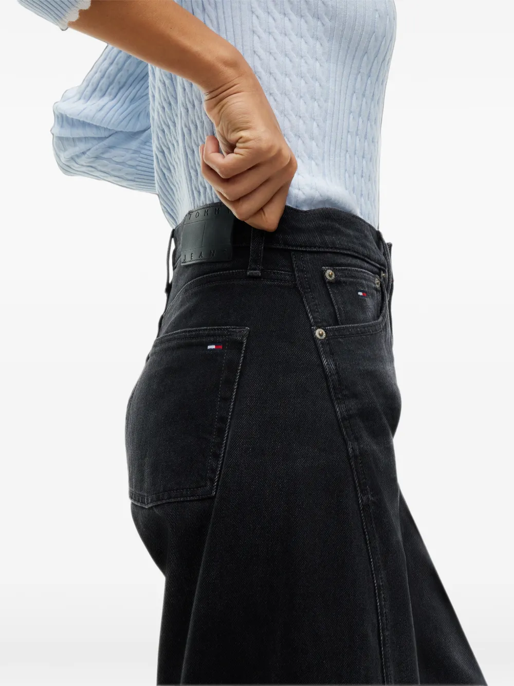 Tommy Hilfiger Ella High Barrel jeans Zwart