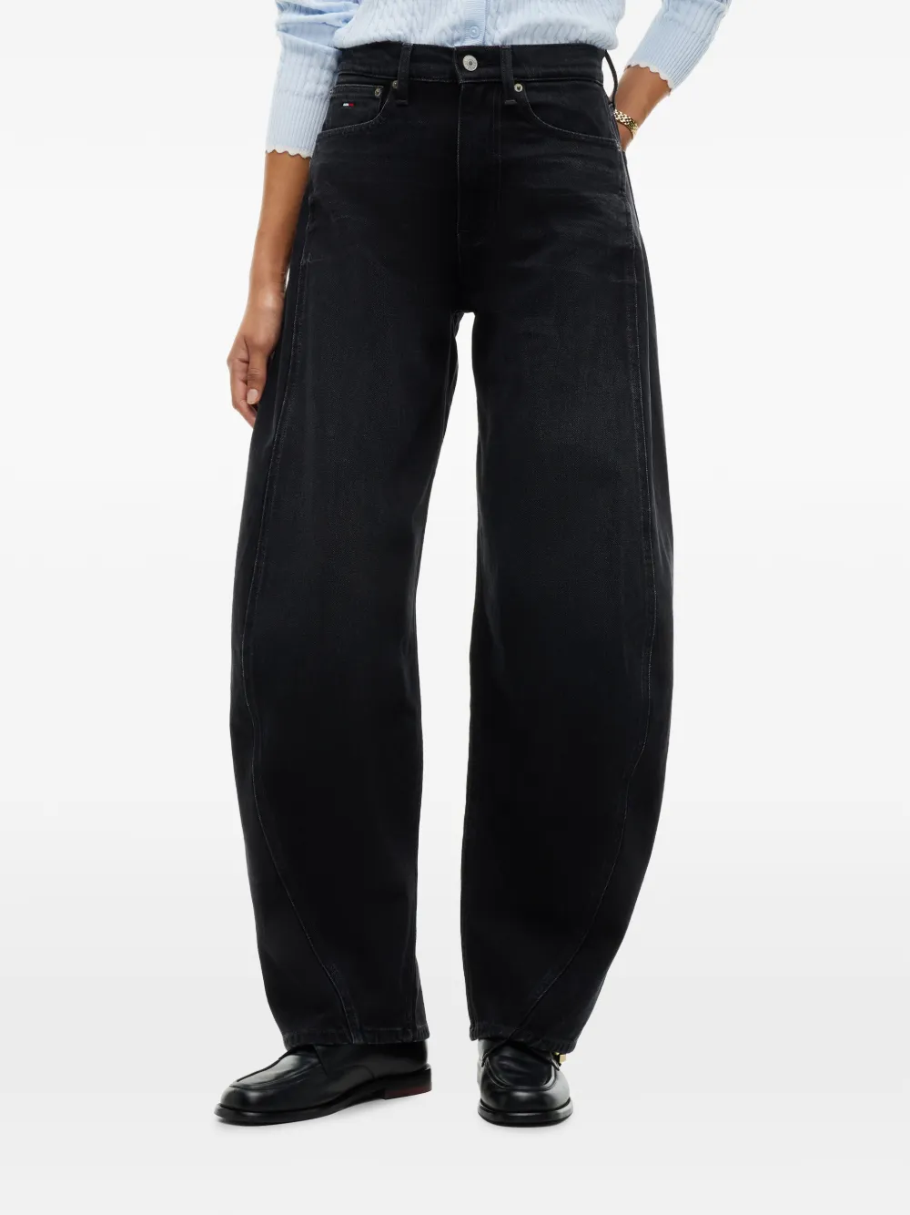 Tommy Hilfiger Ella High Barrel jeans Zwart