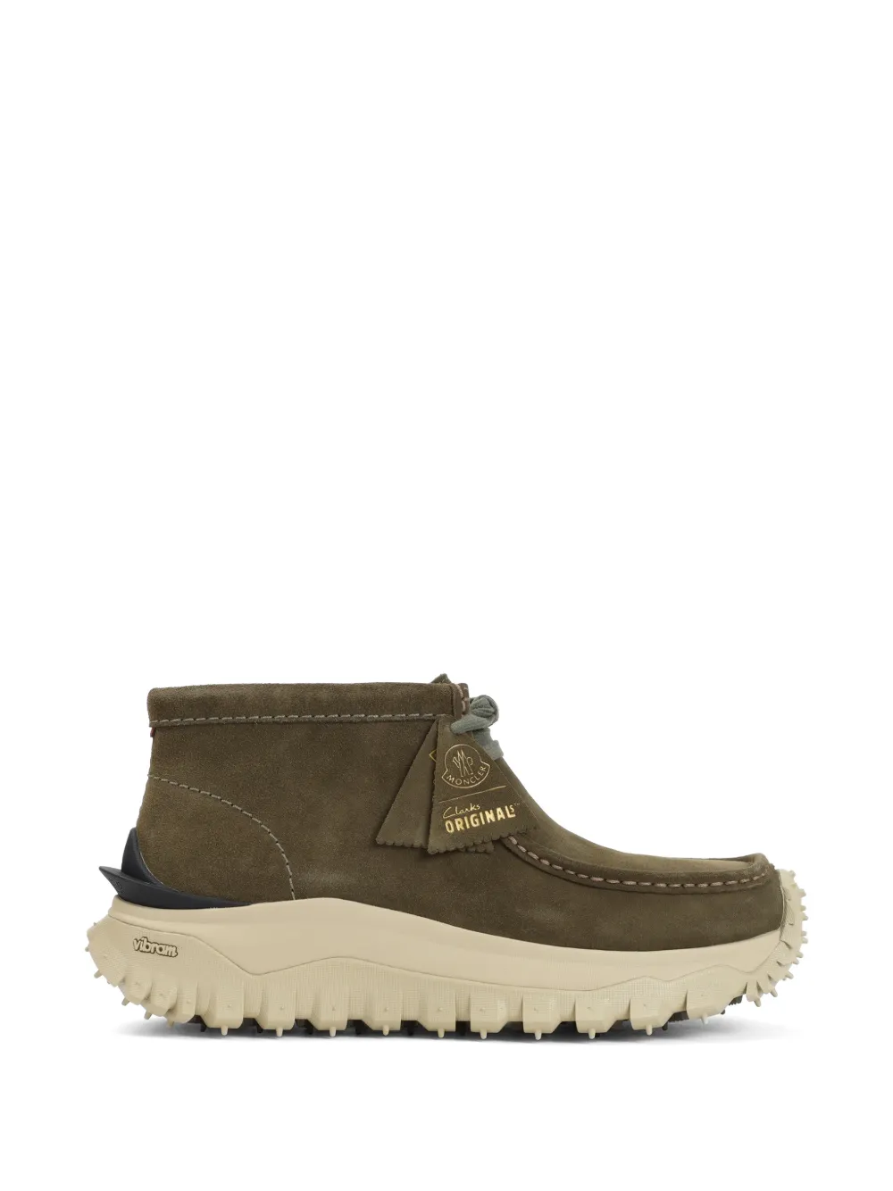 Moncler x Clarks Trailgrip Wallabee boots