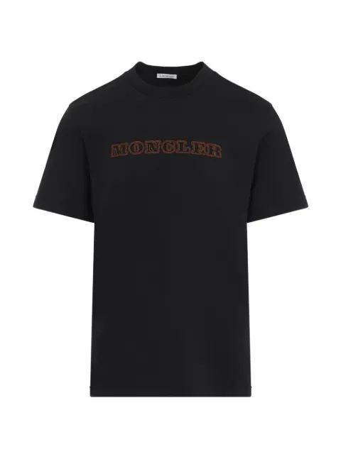 Moncler logo-embroidered short-sleeve T-shirt