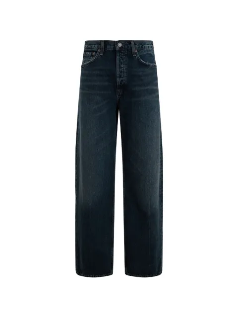 AGOLDE belt-loop cotton jeans