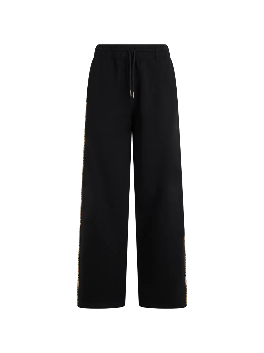 Burberry check-panel track pants - Nero