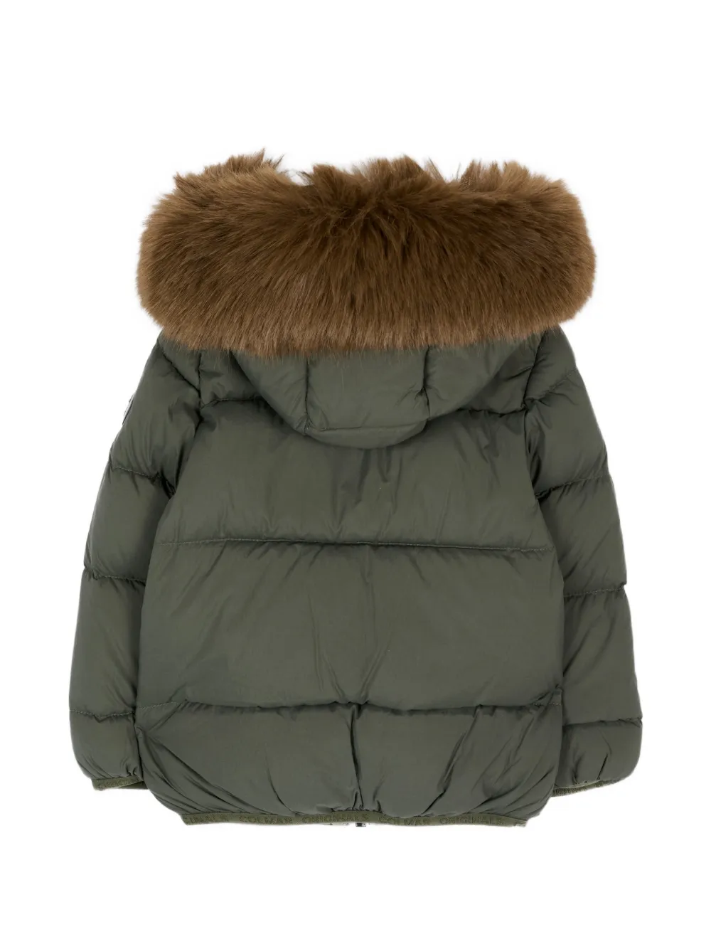 Colmar Kids faux-fur trim padded jacket Groen