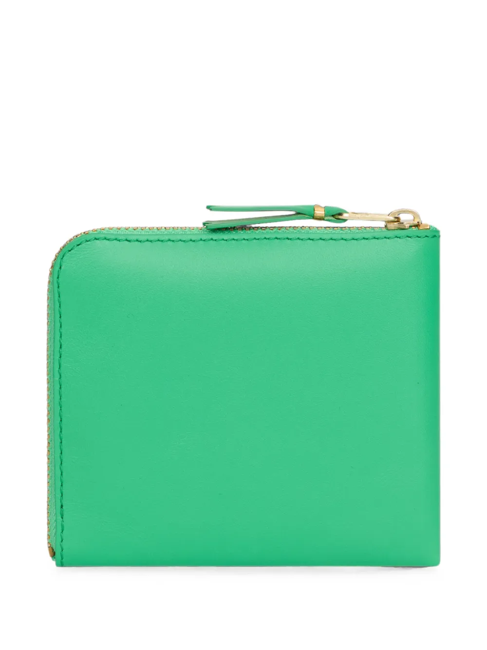Comme Des Garçons Wallet Classic 3100 leren portemonnee met rits Groen