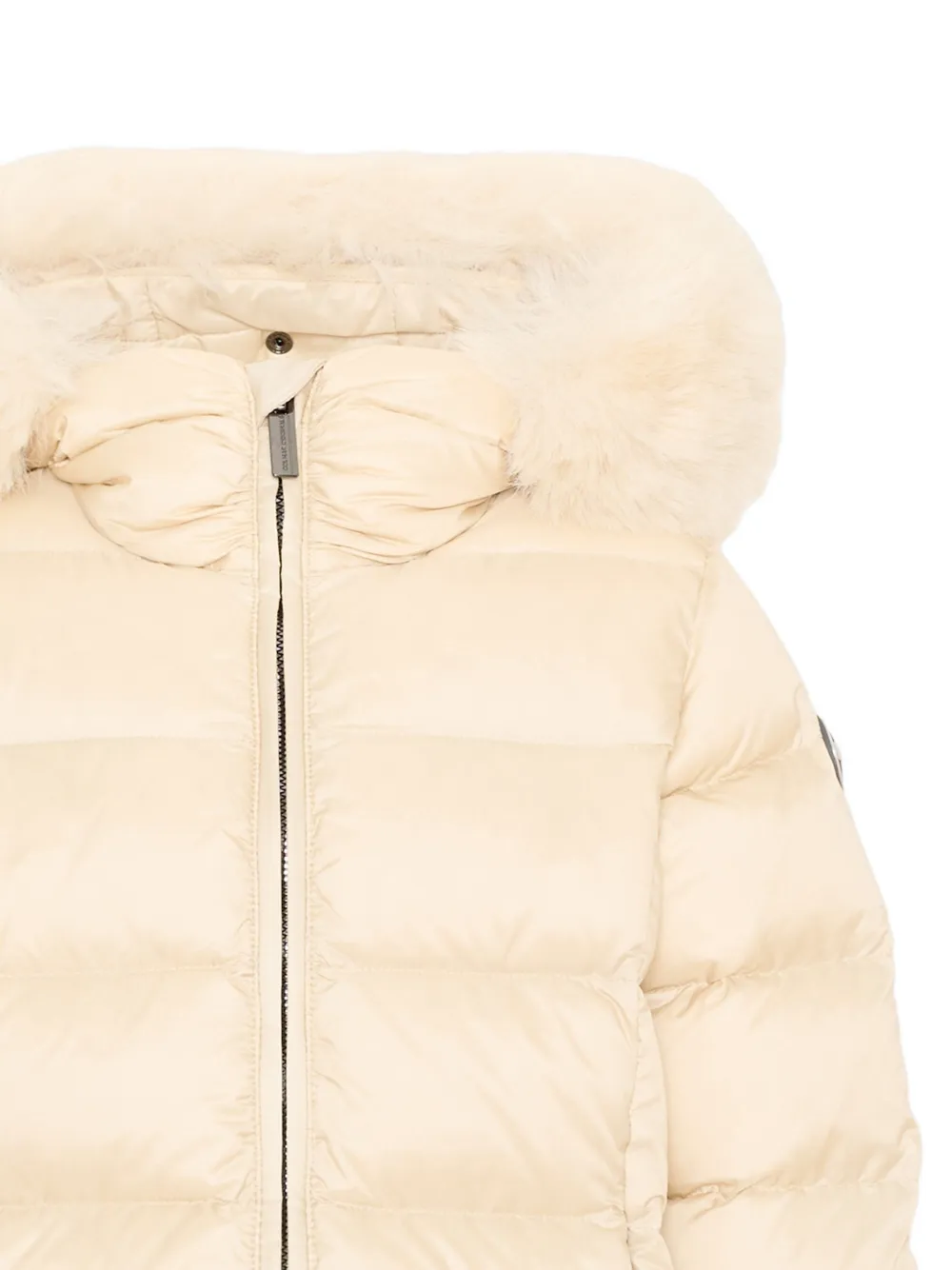 Colmar Kids faux-fur trim padded coat Beige