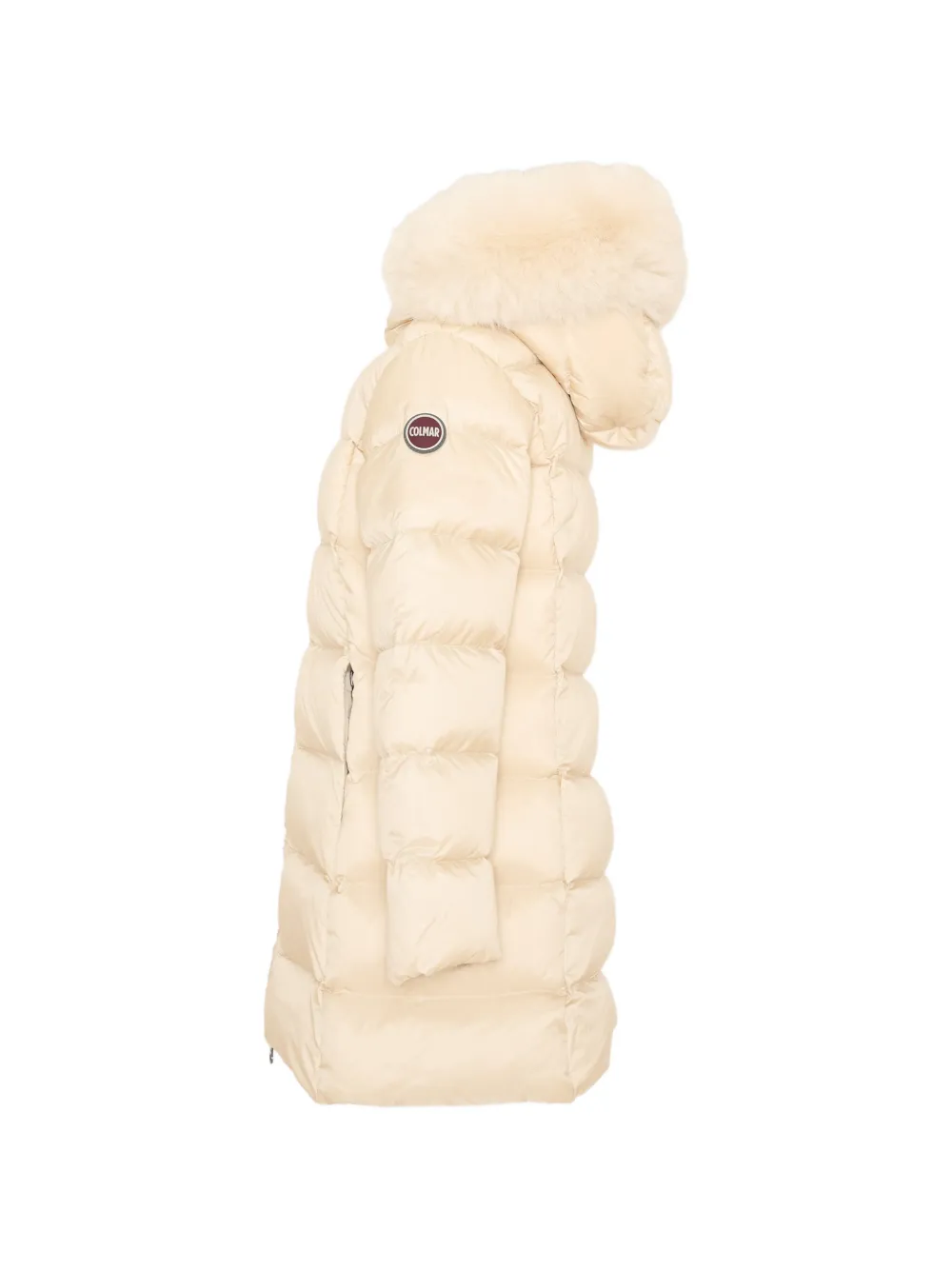 Colmar Kids faux-fur trim padded coat Beige