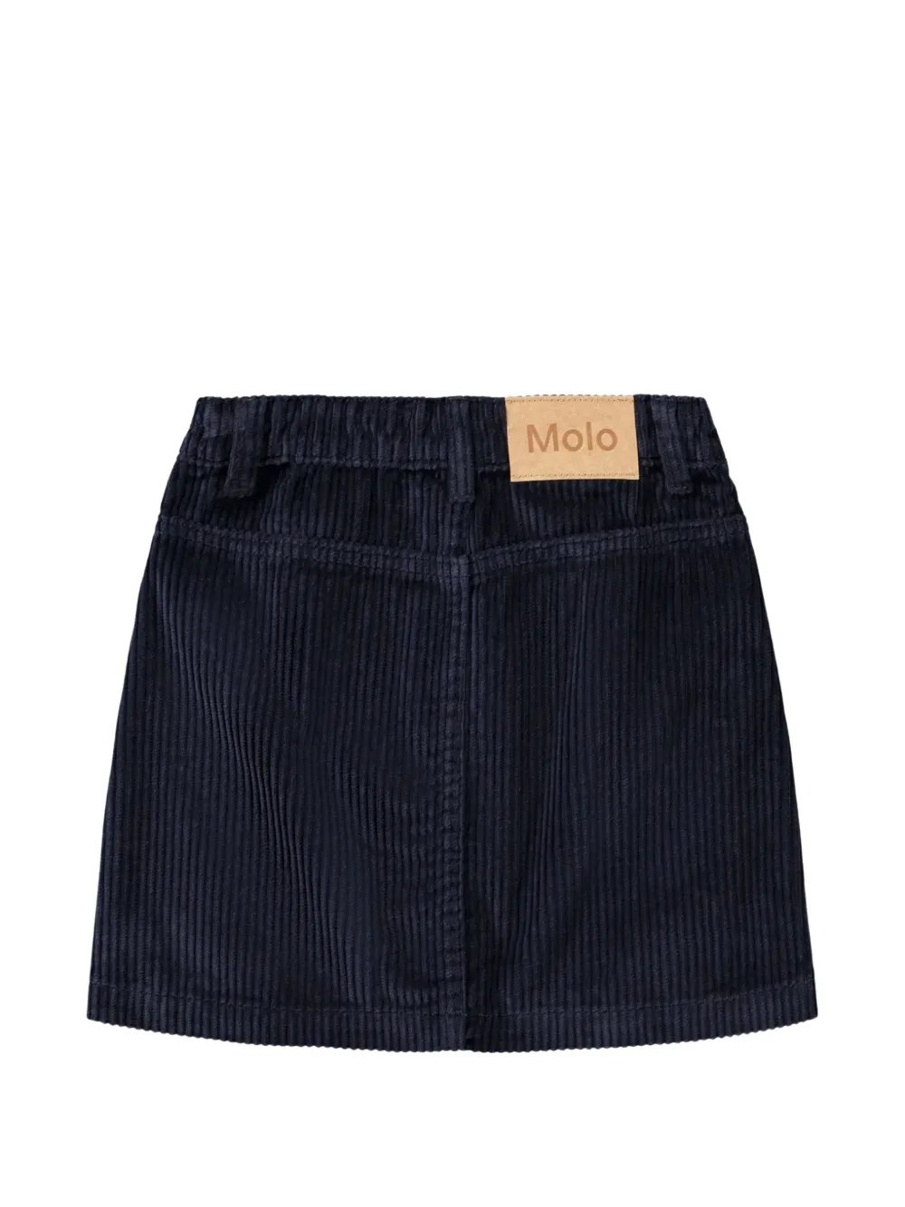 Molo corduroy button-front skirt Blauw