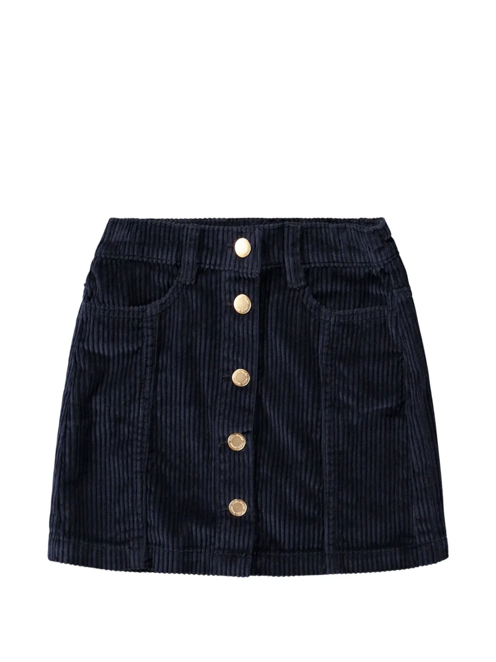 Molo corduroy button-front skirt - Blu