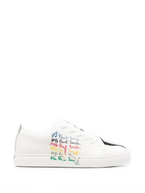 Paul Smith logo-print leather sneakers