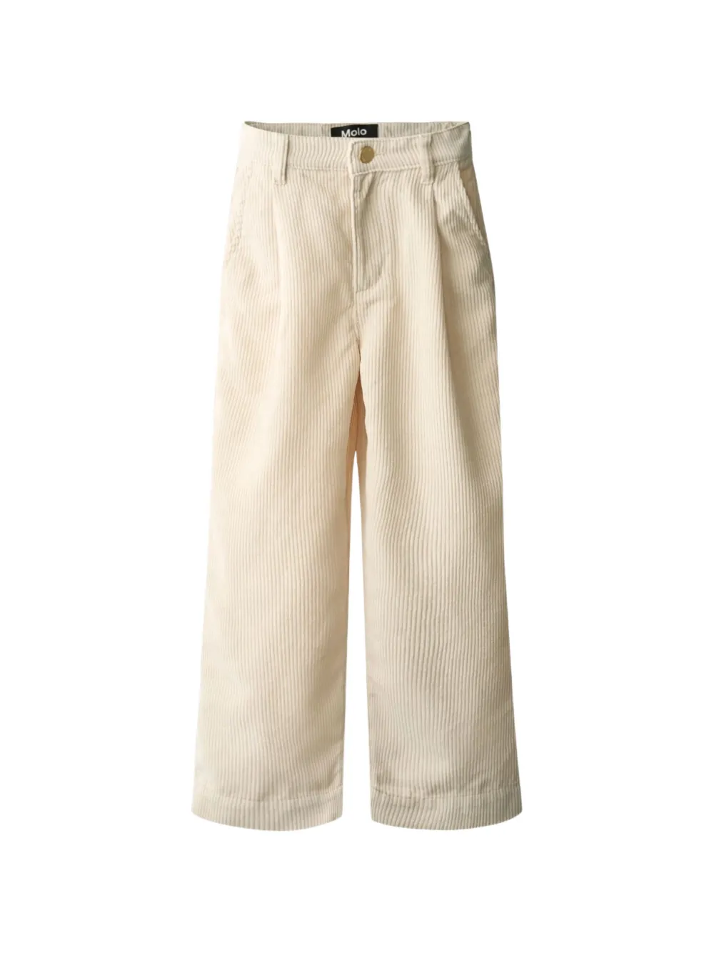Molo Alaine corduroy straight-leg trousers - Toni neutri